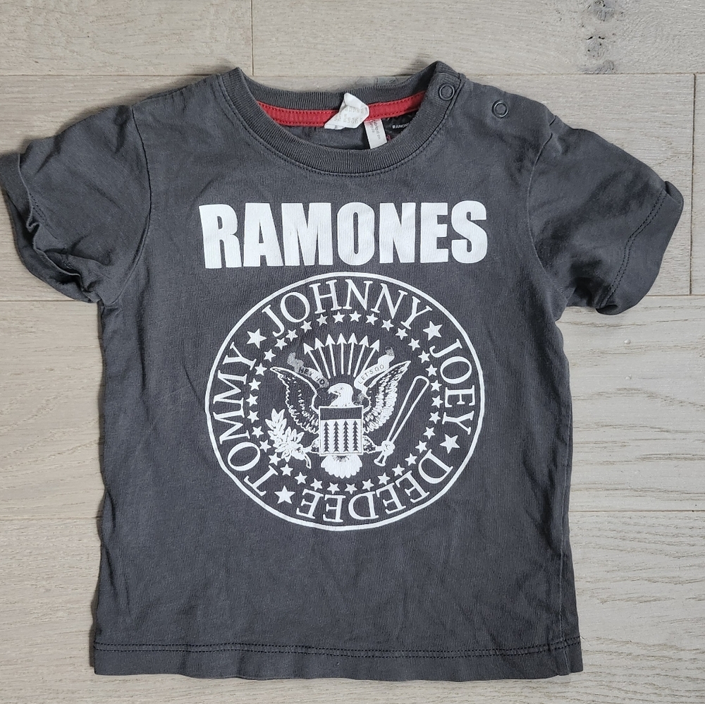 H&M Ramones Band T Shirt 12-18 Months